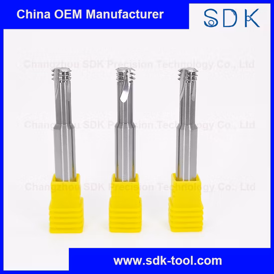 Gw Carbide Cutting Tool-HRC63 Tungsten Carbide Flat End Mill for Finishing Processing