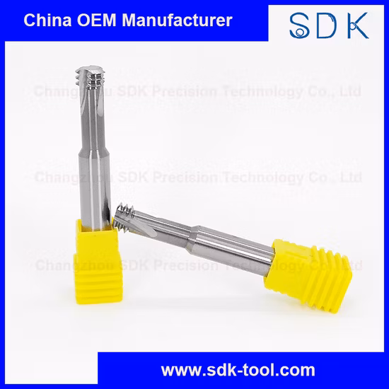 Gw Carbide Cutting Tool-HRC63 Tungsten Carbide Flat End Mill for Finishing Processing