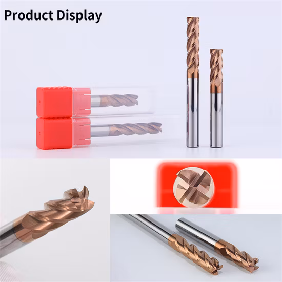 Wholesale Prices HRC55 Solid Carbide Milling Cutter Corner Rounding CNC Machine