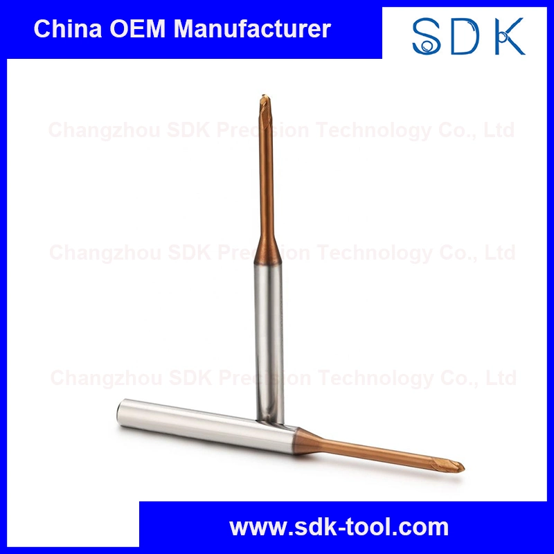 High Quality Factory Price Solid Carbide Ball Nose Long Neck End Mills