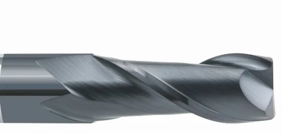 Bfl 超硬ソリッドスクエアエンドミル 2/4 切れ刃、焼き入れ鋼用チシンコーティングフラットエンドミル